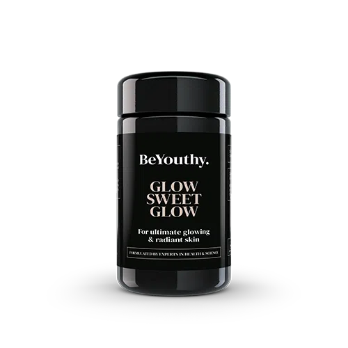 Glow sweet glow; voor een stralende huid - Premium, natuurlijke supplementen van BeYouthy -  Shop nu op BeYouthy