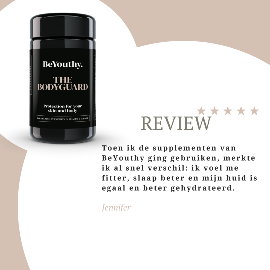 The Bodyguard; bescherming voor huid en lichaam - Premium, natuurlijke supplementen van BeYouthy -  Shop nu op BeYouthy